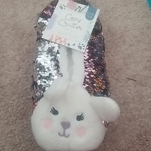 Sequin Bunny Slippers